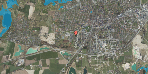 Oversvømmelsesrisiko fra vandløb på Hf. Solvang Nord 28, 4000 Roskilde