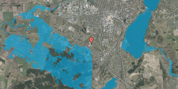 Oversvømmelsesrisiko fra vandløb på Liseborg Hegn 47A, 8800 Viborg