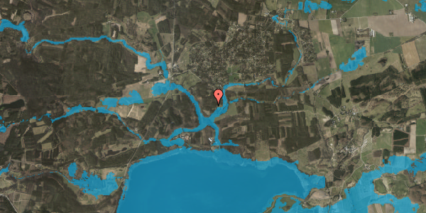 Oversvømmelsesrisiko fra vandløb på Syrenvej 31, 8400 Ebeltoft