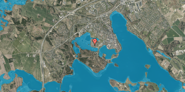 Oversvømmelsesrisiko fra vandløb på Sortesøvej 8, . 8, 8660 Skanderborg