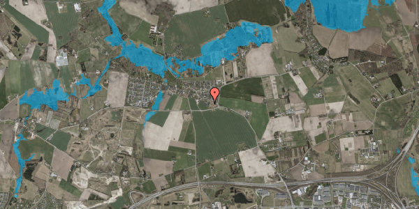 Oversvømmelsesrisiko fra vandløb på Solbakkevej 37, 2630 Taastrup