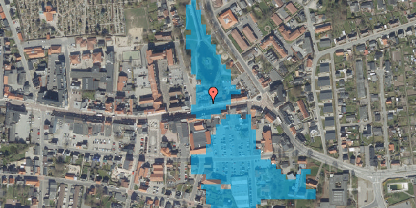 Oversvømmelsesrisiko fra vandløb på Himmerlandsgade 62, 9600 Aars