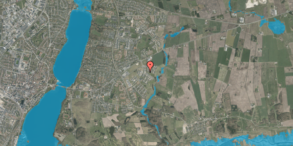 Oversvømmelsesrisiko fra vandløb på Asmild Eng 9, 8800 Viborg