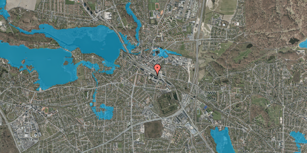 Oversvømmelsesrisiko fra vandløb på Parallelvej 10, 2. , 2800 Kongens Lyngby
