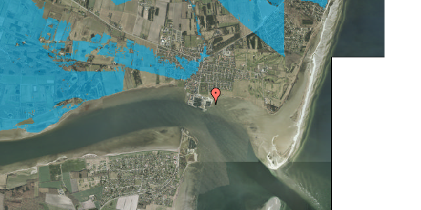 Oversvømmelsesrisiko fra vandløb på Langerend 44, 9370 Hals