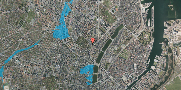 Oversvømmelsesrisiko fra vandløb på Griffenfeldsgade 4C, 2200 København N