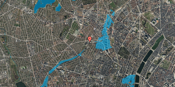 Oversvømmelsesrisiko fra vandløb på Rabarbervej 20, 3. 308, 2400 København NV