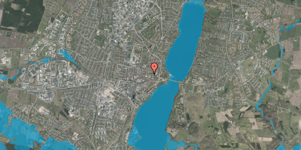 Oversvømmelsesrisiko fra vandløb på Sct. Mogens Gade 8, 8800 Viborg