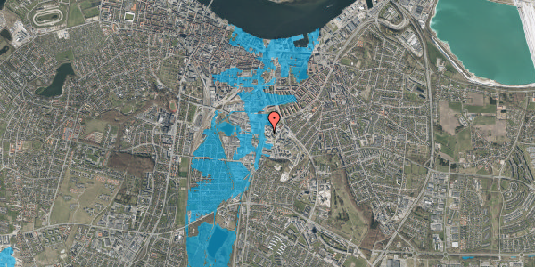 Oversvømmelsesrisiko fra vandløb på Visionsvej 11, 1. 3, 9000 Aalborg