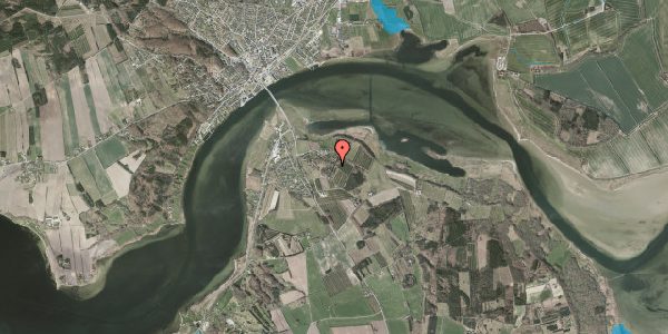 Oversvømmelsesrisiko fra vandløb på Lyngbakken 14, 9560 Hadsund