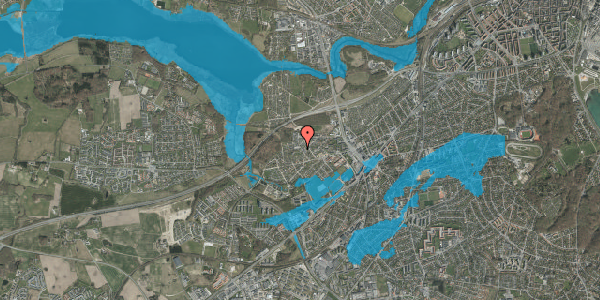 Oversvømmelsesrisiko fra vandløb på Stensagervej 7, 8260 Viby J