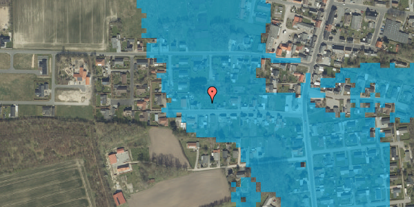 Oversvømmelsesrisiko fra vandløb på Sandgade 12A, 9460 Brovst