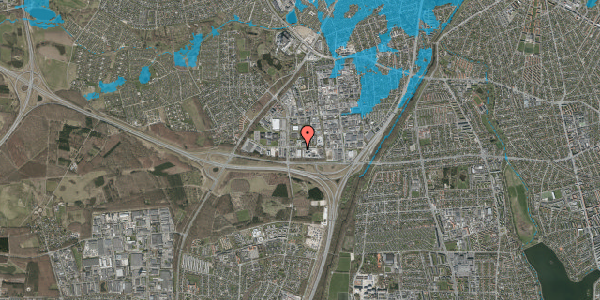 Oversvømmelsesrisiko fra vandløb på Ejby Industrivej 6, 2600 Glostrup