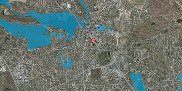 Oversvømmelsesrisiko fra vandløb på Ulrikkenborg Alle 28, 2800 Kongens Lyngby