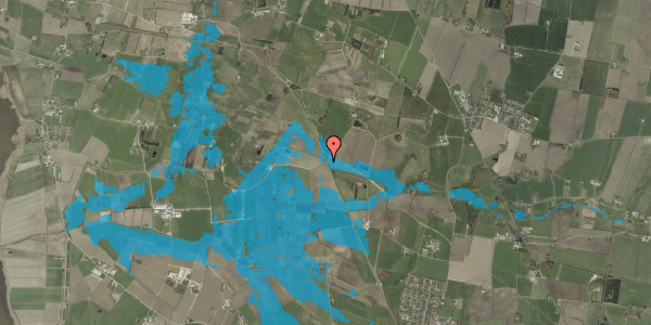 Oversvømmelsesrisiko fra vandløb på Holmgårde 10, 6940 Lem St