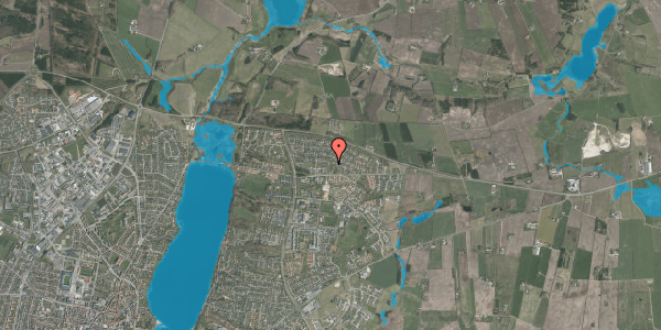 Oversvømmelsesrisiko fra vandløb på Hedebakken 74, 8800 Viborg