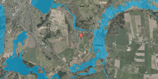 Oversvømmelsesrisiko fra vandløb på Bronzehøj 2B, 8800 Viborg