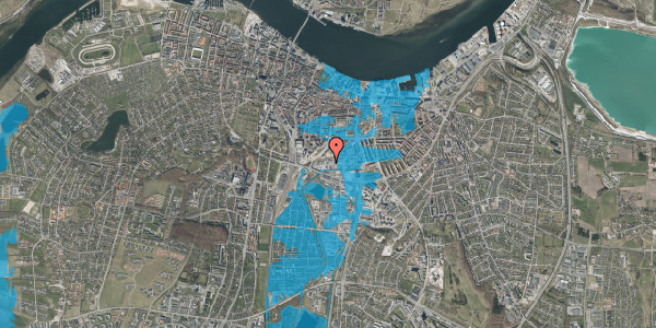 Oversvømmelsesrisiko fra vandløb på Hjulmagervej 32, 9000 Aalborg