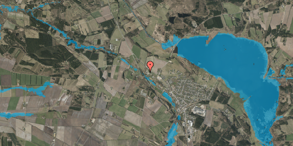 Oversvømmelsesrisiko fra vandløb på Karupvej 2, 7442 Engesvang