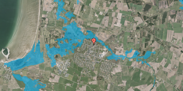 Oversvømmelsesrisiko fra vandløb på Nørregade 12, 7830 Vinderup