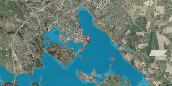 Oversvømmelsesrisiko fra vandløb på Borgergade 34, 8660 Skanderborg