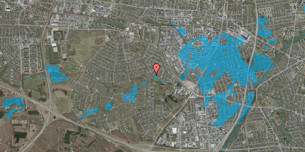 Oversvømmelsesrisiko fra vandløb på Bifrost 9, 2740 Skovlunde