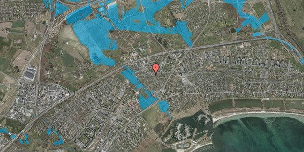 Oversvømmelsesrisiko fra vandløb på Vejlegårdsvej 41, 1. , 2665 Vallensbæk Strand