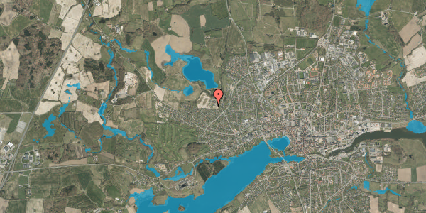 Oversvømmelsesrisiko fra vandløb på Ejsbølhøj 3, 6100 Haderslev