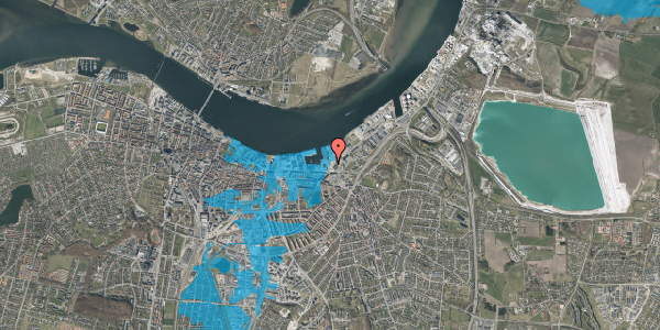 Oversvømmelsesrisiko fra vandløb på Beddingen 5C, 5. mf, 9000 Aalborg