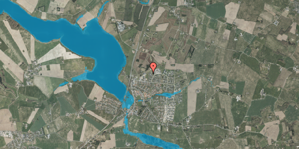 Oversvømmelsesrisiko fra vandløb på Hasselvangen 41, 8355 Solbjerg