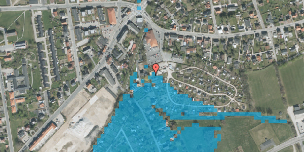 Oversvømmelsesrisiko fra vandløb på Kløverengen 4, 8930 Randers NØ