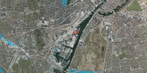 Oversvømmelsesrisiko fra vandløb på Theodore Roosevelts Vej 19, 3. 1, 2450 København SV