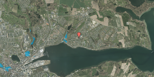 Oversvømmelsesrisiko fra vandløb på Skolebakken 36F, 6000 Kolding