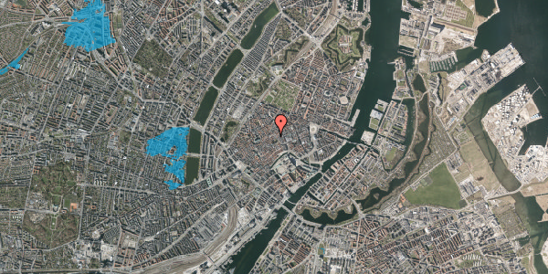 Oversvømmelsesrisiko fra vandløb på Niels Hemmingsens Gade 9, 3. , 1153 København K