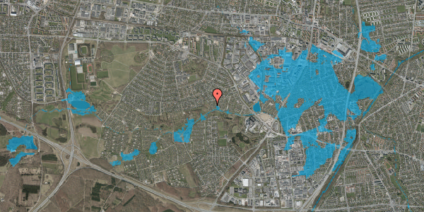 Oversvømmelsesrisiko fra vandløb på Bifrost 14, 2740 Skovlunde