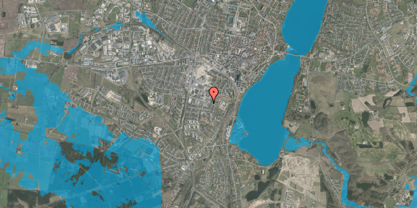 Oversvømmelsesrisiko fra vandløb på Gyldenrisvej 1, 8800 Viborg