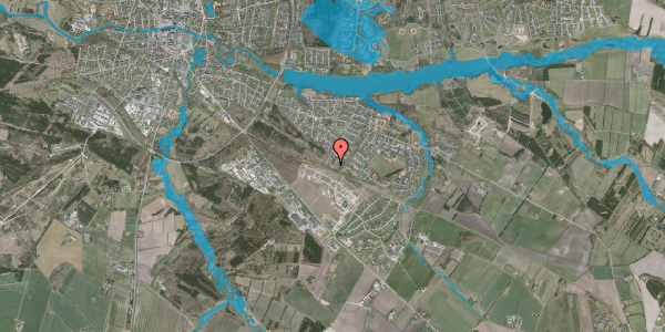 Oversvømmelsesrisiko fra vandløb på Tjørnevej 161, 7500 Holstebro