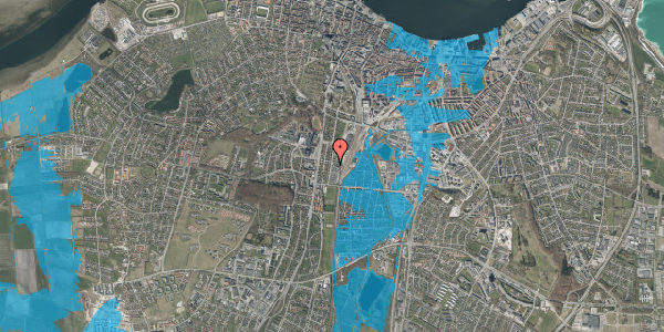Oversvømmelsesrisiko fra vandløb på Forchhammersvej 21, 9000 Aalborg