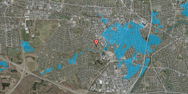 Oversvømmelsesrisiko fra vandløb på Vester Hanevad 20, 2740 Skovlunde