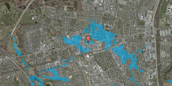 Oversvømmelsesrisiko fra vandløb på Hovedvejen 208, 2600 Glostrup