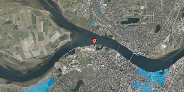 Oversvømmelsesrisiko fra vandløb på Fjordbyen 88, 9000 Aalborg
