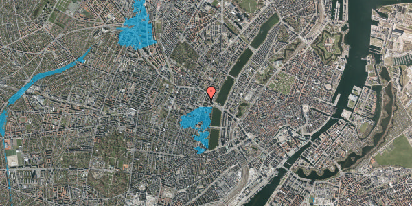 Oversvømmelsesrisiko fra vandløb på Herman Triers Plads 5B, 1631 København V