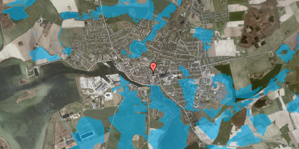 Oversvømmelsesrisiko fra vandløb på Østergade 3, 2. , 4900 Nakskov