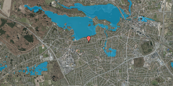 Oversvømmelsesrisiko fra vandløb på Søhuse 4, st. , 2880 Bagsværd