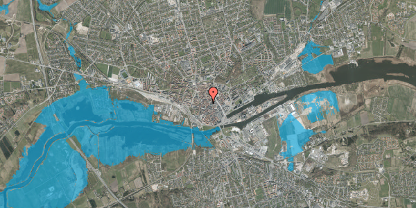 Oversvømmelsesrisiko fra vandløb på Houmeden 3, 8900 Randers C
