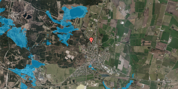 Oversvømmelsesrisiko fra vandløb på Lærkevej 7A, 6840 Oksbøl
