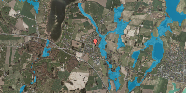 Oversvømmelsesrisiko fra vandløb på Nødager 3, 4000 Roskilde