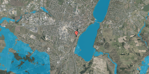Oversvømmelsesrisiko fra vandløb på Erantisvej 1, 1. 9, 8800 Viborg