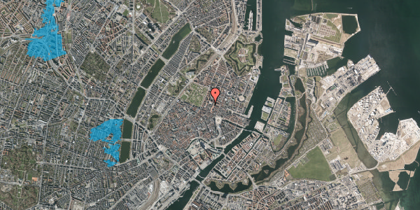 Oversvømmelsesrisiko fra vandløb på Adelgade 12D, 5. , 1304 København K