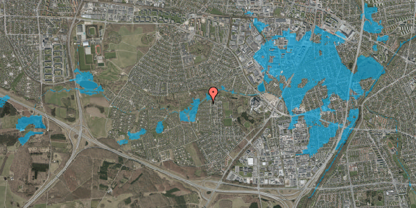 Oversvømmelsesrisiko fra vandløb på Vængedalen 905, 2600 Glostrup